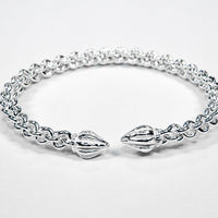 Braided Flexible Cocoa Pod Bangle - Bangle - Caribbijou Island Jewellery