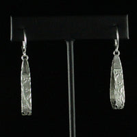 Caribbjou Wide Teardrop Earring with Grapevine Pattern - Earring - Caribbijou Island Jewellery
