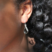 Caribbjou Wide Teardrop Earring with Grapevine Pattern - Earring - Caribbijou Island Jewellery