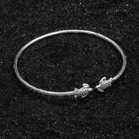 Extra Light Turtle Bangle with Calypso Pattern - Bangle - Caribbijou Island Jewellery