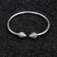 Heavy Plain Cocoa Pod Bangle - Bangle - Caribbijou Island Jewellery