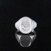 Large Men's Polished Oval ring - Ring - Caribbijou Island Jewellery