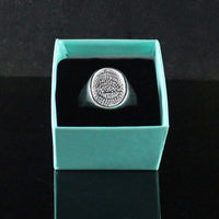 Large Men's Polished Oval ring - Ring - Caribbijou Island Jewellery