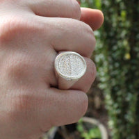 Large Men's Polished Oval ring - Ring - Caribbijou Island Jewellery