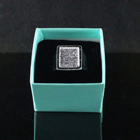 Large Men's Polished Square ring - Ring - Caribbijou Island Jewellery
