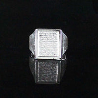 Large Men's Polished Square ring - Ring - Caribbijou Island Jewellery