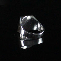 Large Men's Polished Square ring - Ring - Caribbijou Island Jewellery