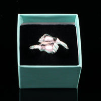 Light Bangle Ring with Fists - Ring - Caribbijou Island Jewellery
