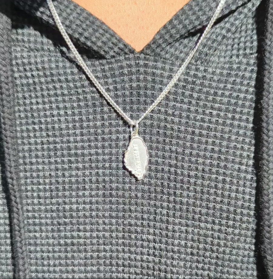 St. Vincent Map Pendant with Chain
