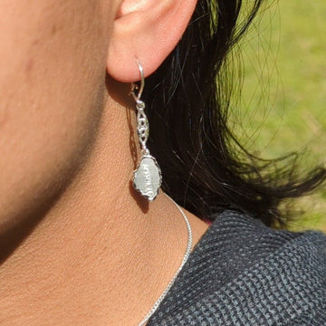 St. Vincent Map Hanging Long Earring by Caribbijou - Earring - Caribbijou Island Jewellery