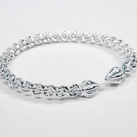 Braided Flexible Cocoa Pod Bangle - Bangle - Caribbijou Island Jewellery