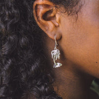 Caribbean Coconut Tree Short Earring - Earring - Caribbijou Island Jewellery