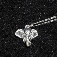 Caribbijou Elephant Head Pendant with Chain - Pendent - Caribbijou Island Jewellery