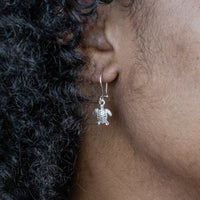 Caribbijou Small Sea Turtle Short Earring - Earring - Caribbijou Island Jewellery
