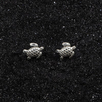 Caribbijou Small Sea Turtle Stopper Stud Earring - Earring - Caribbijou Island Jewellery