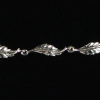 Chain Bracelet with Leaves - Chain Bracelet - Caribbijou Island Jewellery