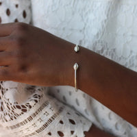 Extra Light Plain Cocoa Pod Bangle - Bangle - Caribbijou Island Jewellery
