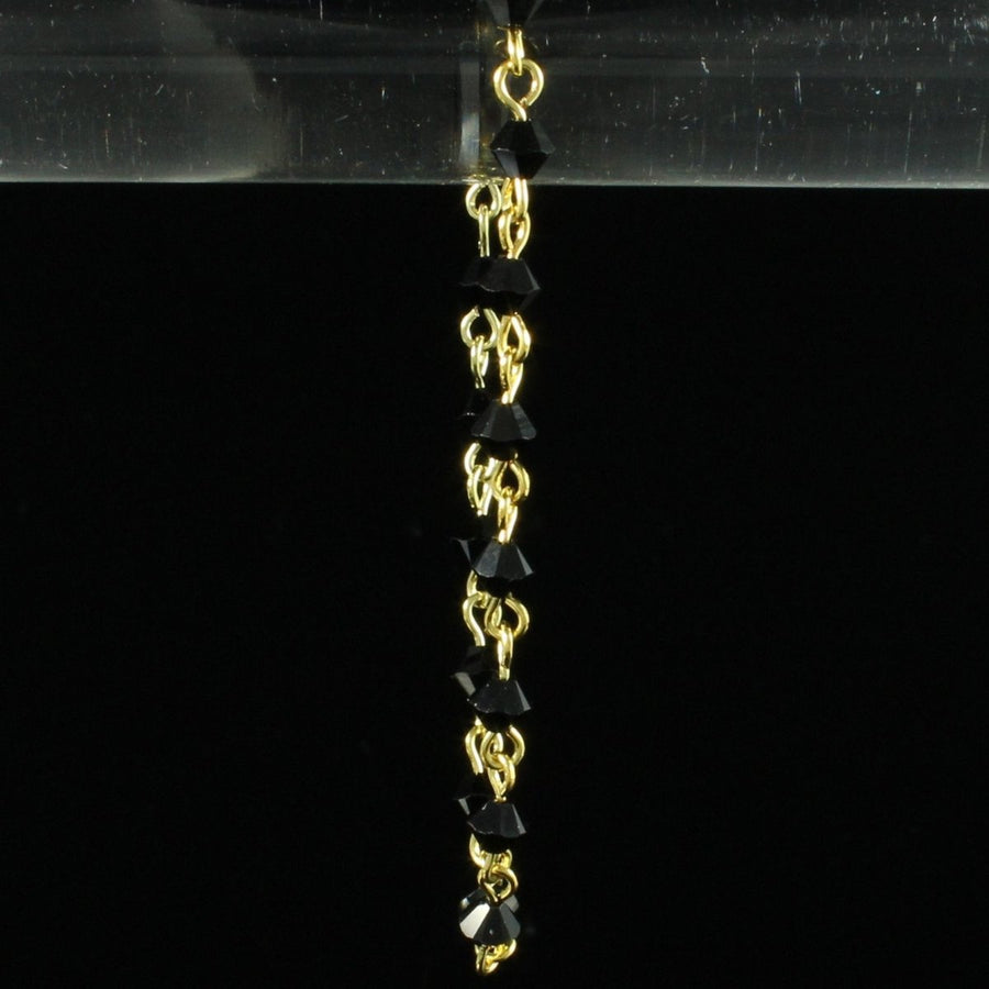 Island Malju Black Jet Beads Chains, Bracelets, and Anklets - Chain Bracelet - Caribbijou Island Jewellery