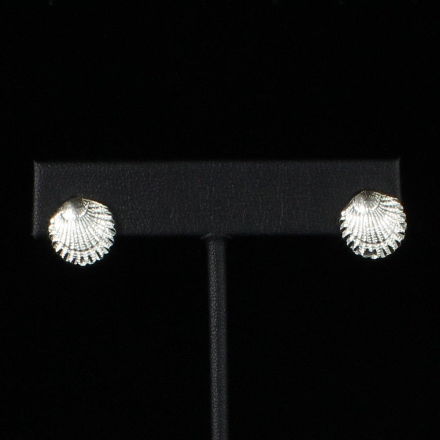 Large Clam Stopper Stud Earring - Earring - Caribbijou Island Jewellery