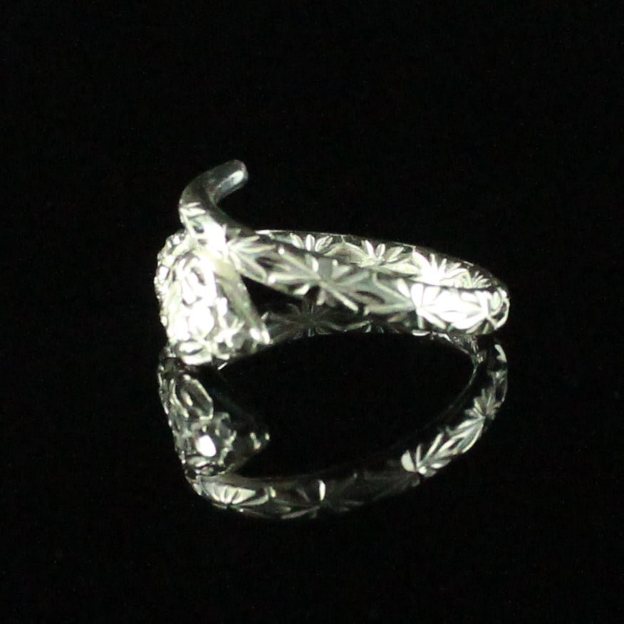 Light Bangle Adjustable Ring with Snake - Ring - Caribbijou Island Jewellery