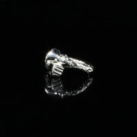 Light Bangle Ring with Fists - Ring - Caribbijou Island Jewellery