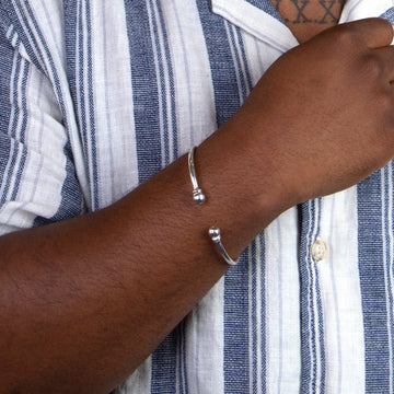 Medium Plain Solid Ball Bangle - Bangle - Caribbijou Island Jewellery