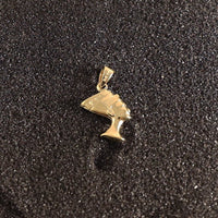 Nefertiti Pendant in 14 KT Yellow Gold - Caribbijou Island Jewellery