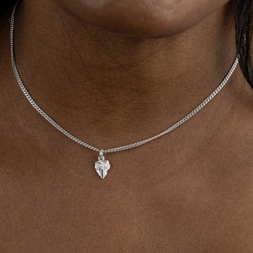 Small Anthurium Flower Pendant with Chain - Pendent - Caribbijou Island Jewellery