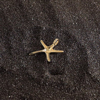 Starfish Pendant in 14 KT Yellow Gold - Caribbijou Island Jewellery
